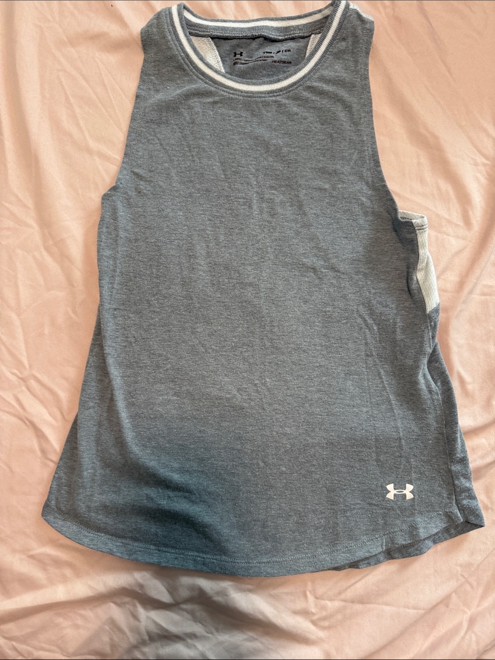 Under Armour Charcoal Gray Sleeveless Athletic Tank